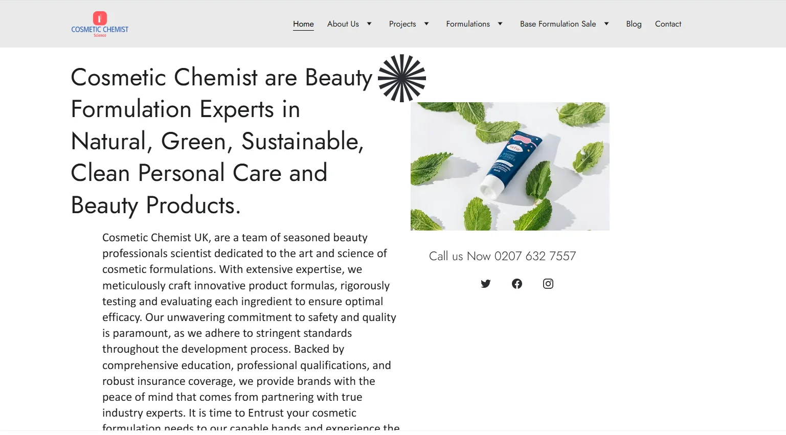 Cosmetic Manufacturers in London